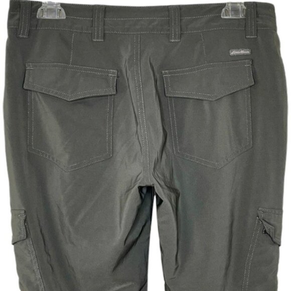 Eddie Bauer Fleece-Lined Pants - Grey/Fuchsia - 2P - Picture 5 of 8